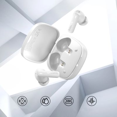 10. Baseus Bowie E19 TWS In-Ear Wireless Headphones - White