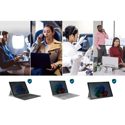 11. Kensington Privacy Filter for Surface Laptop Go 1/2/3, blackout on 2 sides, snap-on