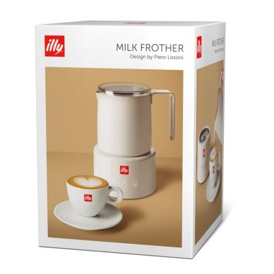 2. Illy milk frother white by Piero Lissoni