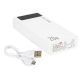 5. BLOW POWER BANK 20000MAH QC+PD 20W + LIGHTNING WHITE PB20E