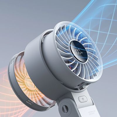 8. Jisulife Handheld Fan Life7 3600mAh Portable USB Fan - Gray