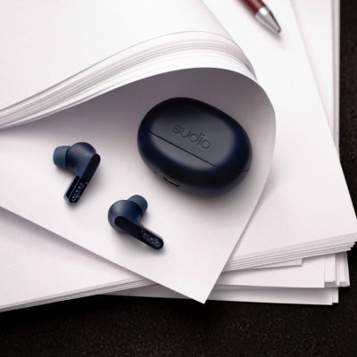 5. Sudio N3PROBLU Headphones/Headset Wireless In-Ear Bluetooth Calls/Music Black
