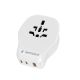 GEMBIRD UNIVERSAL TRAVEL ADAPTER 20W, WHITE