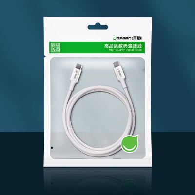 10. Ugreen US264 60520 USB-C / USB-C PD QC AFC Cable 2m - White