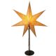 DECORATIVE STAR WITH LED ILLUMINATION, height: 65CM, CHAMPAGNE