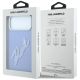 8. Karl Lagerfeld Smooth Big Resin Signature Logo Case for iPhone 18 Pro / 17 Pro - Blue