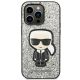 3. Karl Lagerfeld KLHCP14LGFKPG iPhone 14 Pro 6.1 "hardcase silver / silver Glitter Flakes Ikonik