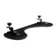 26. R-Go Ergonomic Armrest Armlehne juodas