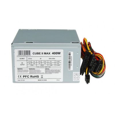 5. IBOX CUBE II 400W 12 CM FAN Power Supply ZIC2400W12CMFA (400 W)