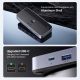 4. Ugreen CM662 USB 3.0 switch 2-in-4 switch + 2x USB-A cable - black