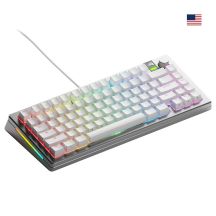Glorious Gaming GMMK 3 PRO 75% Prebuilt USB Keyboard QWERTY US English Silver