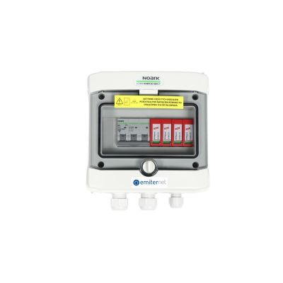 Hermetic IP65 EMITER AC connection switchboard with Dehn type 2 AC surge arrester, 16A 3-Ph