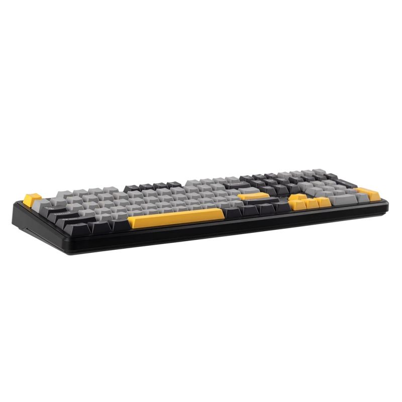 3. gasket F108 Gray+Orange+Deep Gray Volcano switch RGB AULA keyboard