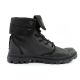 4. Palladium Women's Baggy Coated High Top Sneakers Fashionable Black