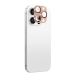 AmazingThing Aviation-Grade Alloy Tempered Glass Lens for iPhone 16 Pro / 16 Pro Max Camera Lens - Rose Gold
