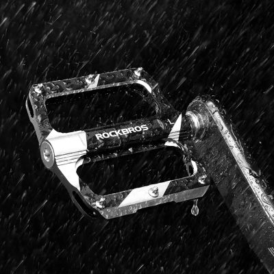 6. Rockbros K306-BK MTB Aluminum Bicycle Pedals - Black