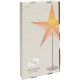 23. DECORATIVE ADVENT STAR LAMP STANDING LED 45CM WHITE