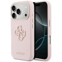 Guess FW Resin Logo Case for iPhone 17 Pro Max - Pink
