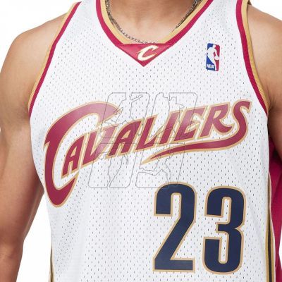 5. Mitchell &amp; Ness NBA Swingman Jersey Cavaliers 03 Lebron James M SMJYCP19209-CCAWHIT03LJA