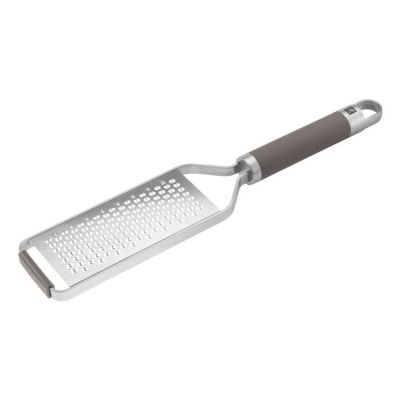 2. ZWILLING 1028026 Manual Grater/Spiralizer Flat Grater Gray