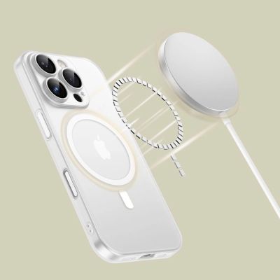 3. Tech-Protect MagSlim MagSafe Case for iPhone 16 Pro Max - White