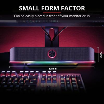 4. TRUST GXT619 THORNE RGB LED SOUNDBAR speaker