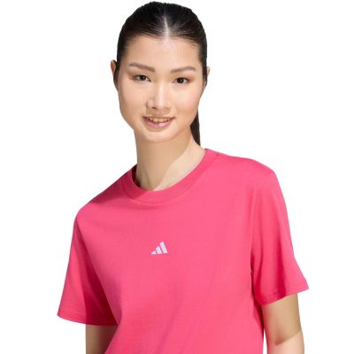 4. adidas Essentials Small Logo Pink Women's T-Shirt KF8395