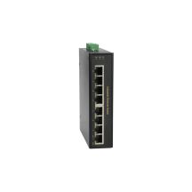 LevelOne Industrial FE PoE+ Switch 8-Port/IP30 120W 100Mbps