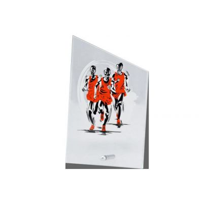 Triumph glass trophy