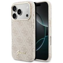 Guess 4G Script MagSafe Case for iPhone 17 Pro Max - Pink