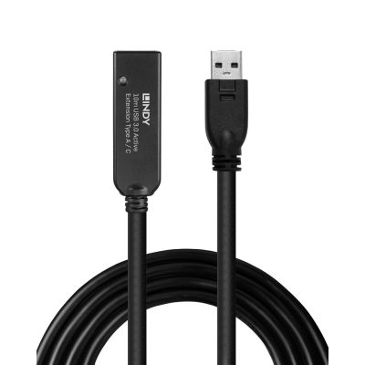 Lindy 43376 USB Cable USB 3.2 Gen 1 (3.1 Gen 1) 10m USB A USB C Black