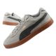 Puma Club II Era men's sports shoes, leather sneakers, gray