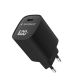 2. GEMBIRD 1-PORT FAST POWER CHARGER (PD) USB TYPE-C, 60W, LCD, BLACK