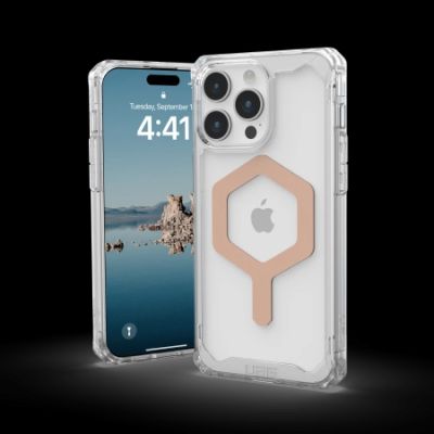 2. UAG Plyo MagSafe case for iPhone 15 Pro Max - transparent and pearl
