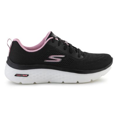 6. SKECHERS GO WALK HYPER BURST SPACE INSIGHT BLACK/PINK 124578-BKPK