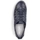 4. Leather openwork shoes Rieker W RKR652, navy blue