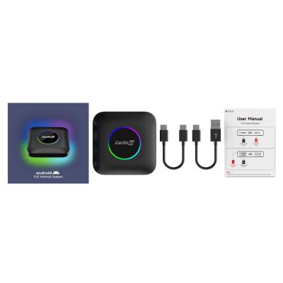 9. CARLINKIT TBOX Ambient Adapter 8GB+128GB Android 13- 8G/128G Carplay I Android Auto black