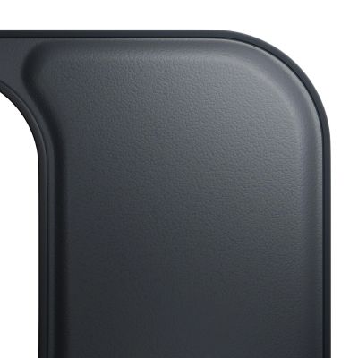 13. 3mk Hardy Apple Silky Leather MagCase for Apple iPhone 16 Pro Max - Black