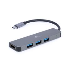 GEMBIRD 2-in-1 USB Type-C Multi Adapter (USB Hub + HDMI)