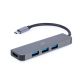 GEMBIRD 2-in-1 USB Type-C Multi Adapter (USB Hub + HDMI)