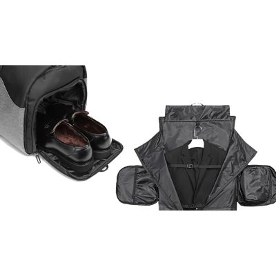 7. Wozinsky Premium Suit Travel Bag with Wet Pocket (45L) - Black