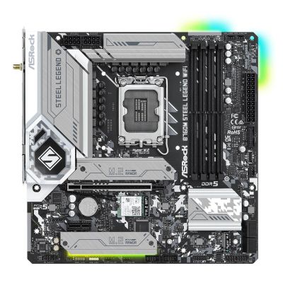 2. Asrock B760M STEEL LEGEND WIFI Motherboard