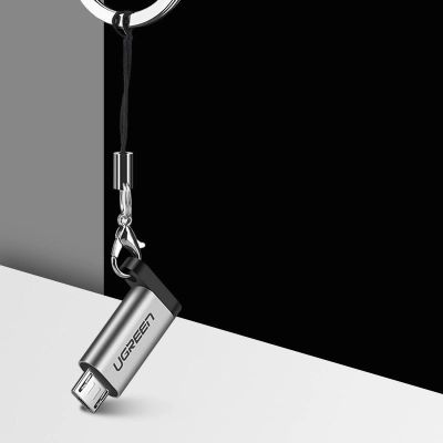 5. Ugreen adapter USB Type C to micro USB adapter gray (50590)