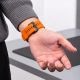 6. Tech-Protect Iconband Pro Strap for Garmin Fenix 5X / 5X Plus / 6X / 6X Pro / 7X / 8 / 8 Pro / 9 / 9 Pro (51 mm) – orange-black