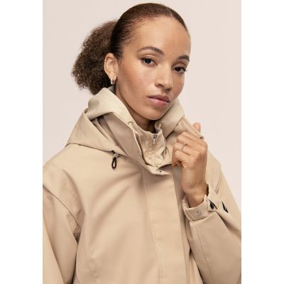 2. CASALL Scandi Bomber Rain Jacket, beige