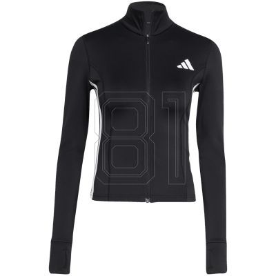 3. adidas Workout Essentials 3-Stripes Zip Through Sweatshirt KB7843