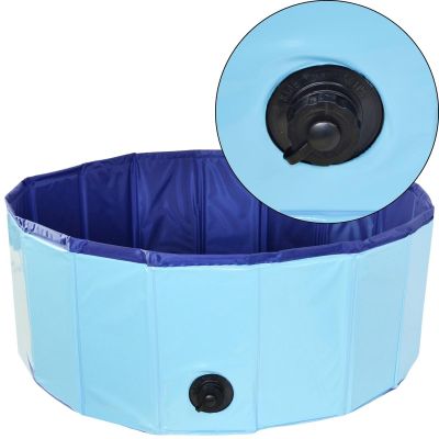 10. FOLDABLE GARDEN POOL FOR DOGS 80X30CM BLUE MAXXPRO