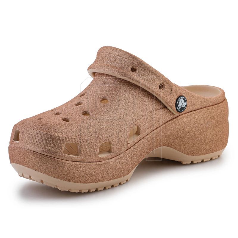 4. Crocs Classic Platform Glitter Clog W 207241-2DS flip-flops