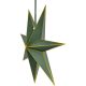 3. PAPER STAR DECORATION 45 CM 7-POINT GREEN SASKA GIFT & DECOR