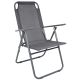 5. CAMPING CHAIR WITH ARMRESTS 61x66x65-108CM FOLDING DARK GRAY ENERO CAMP - 2nd QUALITY